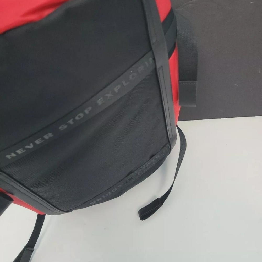 The North Face Base Camp Duffel XS  Black Series Red $248 Weekender Backpack - Picture 7 of 12
